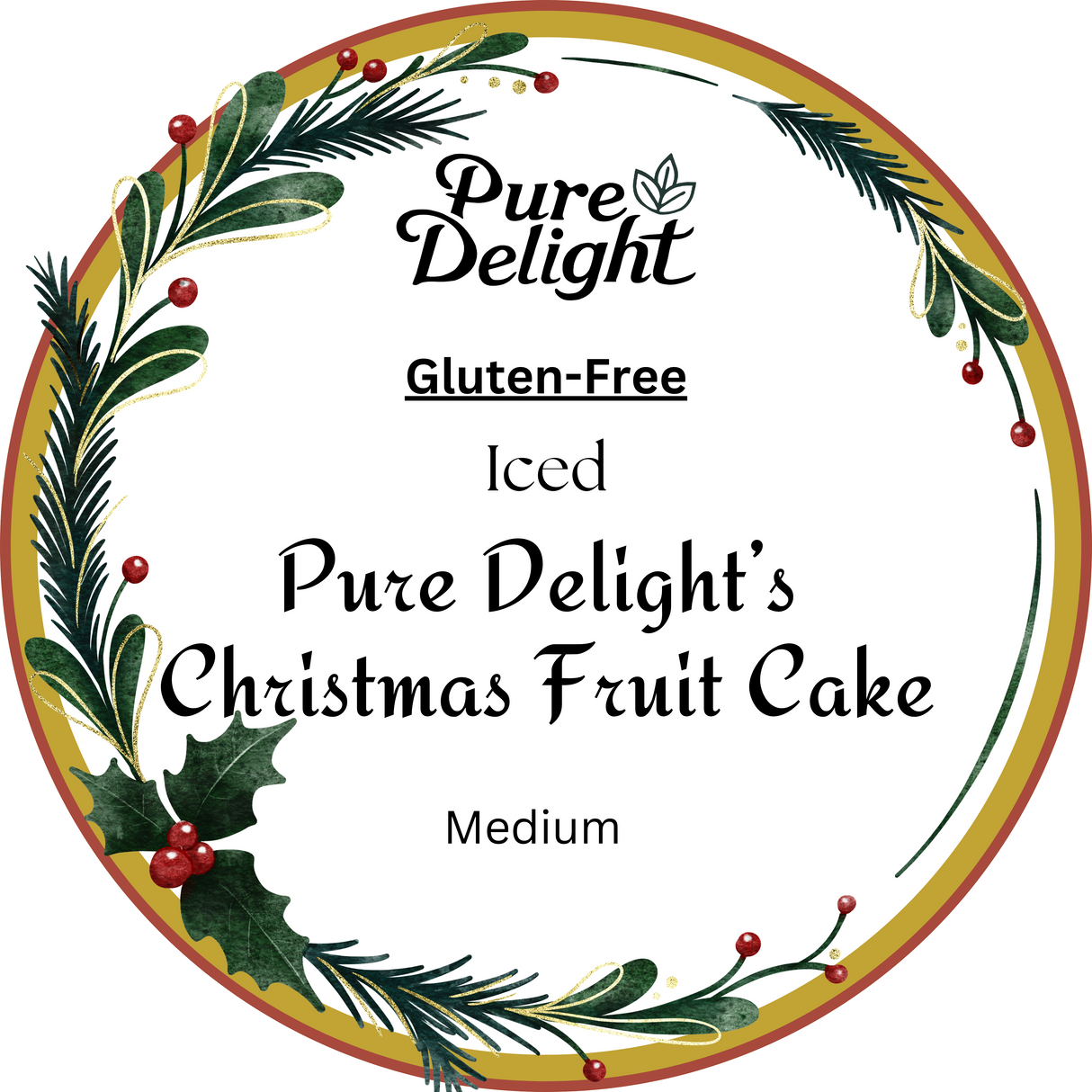 Pure Delight's Christmas Fruit Cake